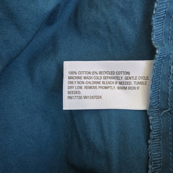 House Of Aama Pull-on Cotton Pants Turquoise Women's Plus Sizes 1X and 3X - Picture 11 of 13